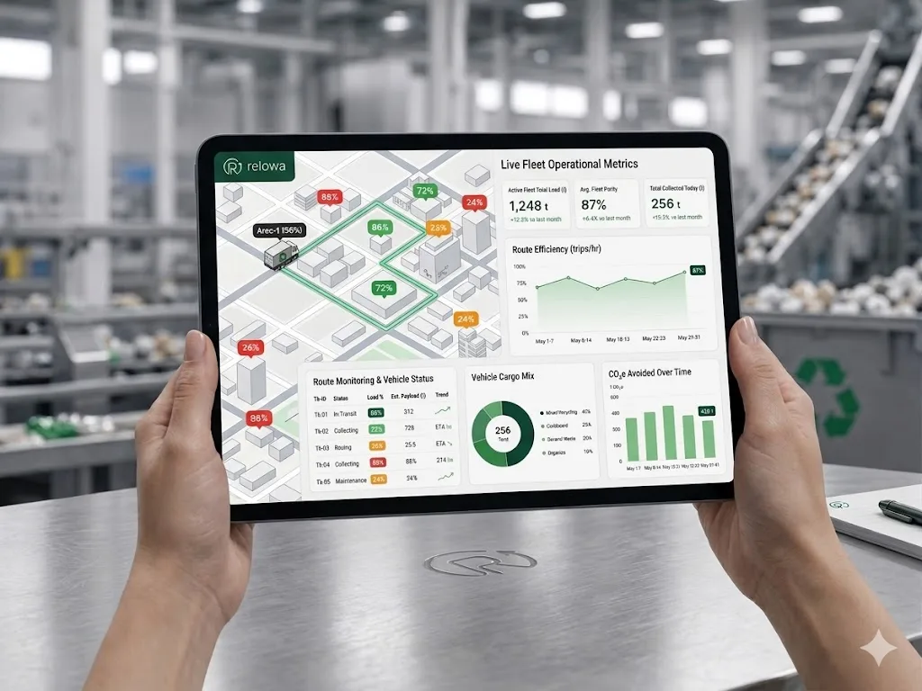 VRP rota optimizasyonu — araç filosu ve toplama rotaları